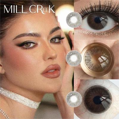 Goede prijs Hydrogel gekleurde voorschrift contactlenzen Maandelijks Compact Met 38% watergehalte online