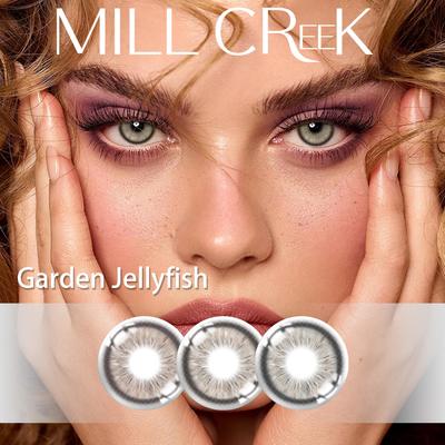 Giá tốt. Kính áp tròng màu tự nhiên Nâu Xám Cà phê Millcreek Lenses có Chống tia UV trực tuyến