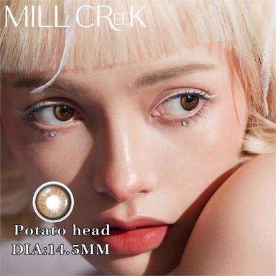 Giá tốt. Kính tiếp xúc thoải mái Một tháng mặc hàng tháng Kính tiếp xúc mắt 0.08mm Độ dày trung tâm trực tuyến