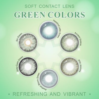 Buon prezzo 1 coppia di lenti a contatto colorate di moda 8.5mm Base Curve Millcreek Lenti per il giorno in linea