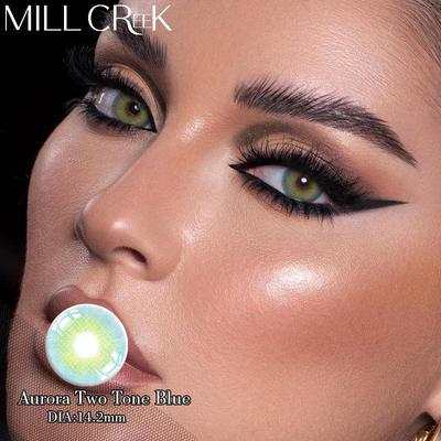 Harga yang bagus 14.2mm Diameter Lensa kontak resep -8.00 Daya 40% kandungan air on line