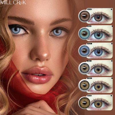 قیمت خوب لنزهای تماسی رنگی سالانه MC38 با قطر 14.2 میلی‌متر، لنزهای Millcreek با مواد HEMA آنلاین