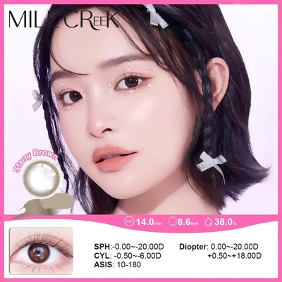 Giá tốt. Kính áp tròng Toric Màu Ống Kính Cong 8.6mm Nhẹ Toric Hóa Trang trực tuyến
