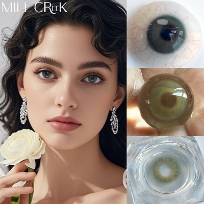 Giá tốt. 14.2mm Chiều kính năm kính áp tròng mắt năm kính áp tròng 40%-60% nước trực tuyến