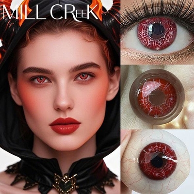 Good price HEMA Material Cosplay Contact Lenses 10Dk/T Oxygen Permeability High Performance online