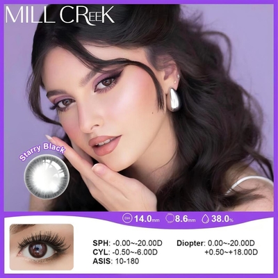 Good price Starry Black Daily Disposable Contact Lenses 14.0mm Diameter Aspherical Millcreek Lenses online