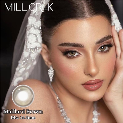 Giá tốt. Kính áp tròng màu có độ Hydrogel hàng tháng 14.2mm Đường kính Millcreek Lenses trực tuyến