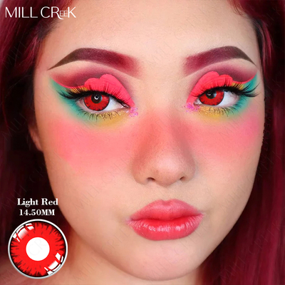 Giá tốt. Kính áp tròng hiệu ứng đặc biệt màu đỏ, đường kính 14.5mm, độ cong cơ bản 8.5mm, Đã được chứng nhận CE trực tuyến