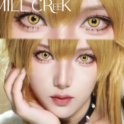 Guter Preis Gold 14,0 mm Durchmesser Sichere Farbkontakte für Cosplay Cosplay-Kontakte mit FDA-Zulassung Online