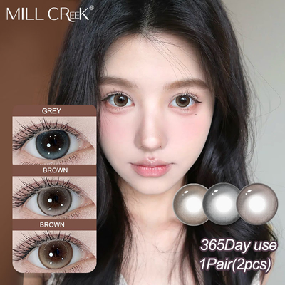 Giá tốt. 40% Hàm lượng nước Hàng năm Kính tiếp xúc màu 14.0-14.5mm Chiều kính Millcreek trực tuyến