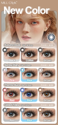 Good price Soft 2 Pieces Yearly Disposable Color Contact Lenses Yearly Prescription Contact Lenses online