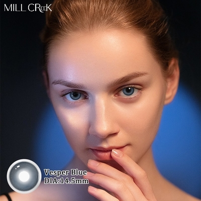 Giá tốt. Blue And Purple colored contacts Yearly 8.4-8.8mm Base curve thoải mái trực tuyến