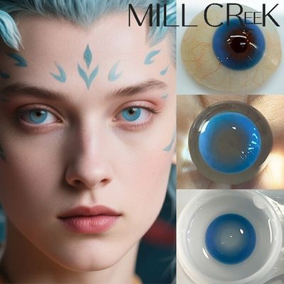 سعر جيد عدسات لاصقة هيدروجيل تنكرية 8.5 ملم منحنى قاعدة عدسات Millcreek عالية الدقة الانترنت
