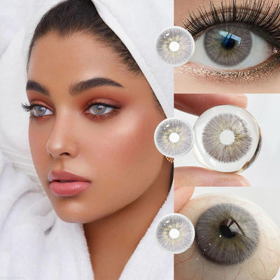 Good price Millcreek Angeles N Ash Grey Colored Contact Lenses with 8.5mm Base Curve and Grey and Hazel Undertones for Daily Disposable Wear online