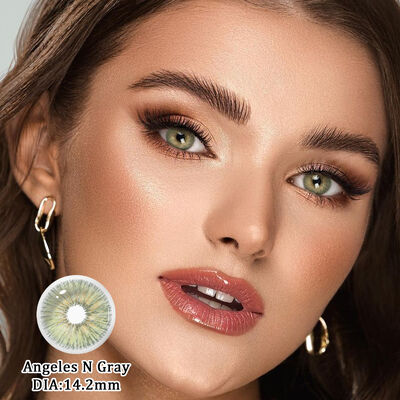 Good price 14.2mm Gray Yearly Contact Lenses with 40% Water online