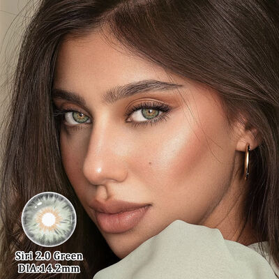 Good price Siri 2.0 Green Color Contact Lenses 14.2mm Daily & Yearly CE ISO online