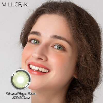 ราคาดี เลนส์สัมผัส Millcreek Natural สี Diamond Sugar Grey พร้อมค่าอมน้ำ 38% และค่าโค้ง 8.5 สำหรับการใช้งานแบบรายปี ออนไลน์