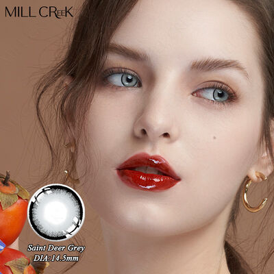 Καλή τιμή Φακός επαφής Millcreek Natural Grey, διαμέτρου 14.5mm, με καμπυλότητα βάσης 8.5 και περιεκτικότητα σε νερό 38% για ετήσια χρήση σε απευθείας σύνδεση