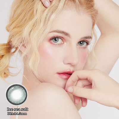 Good price Ice Sea Salt Natural Contact Lens 14.5mm Diameter with 40% Water Content and CE ISO Certified for Yearly Wear online