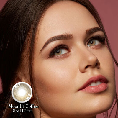 Good price Moonlit Coffee Yearly Colored Lens with 40% Water Content, 14.2mm Diameter and CE ISO Certified online