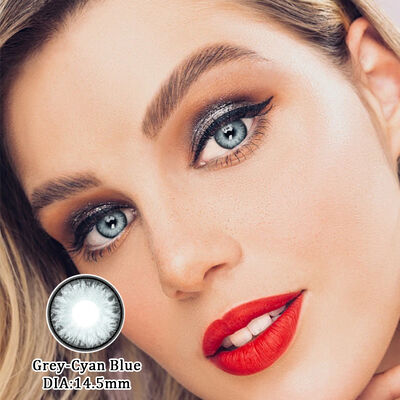Grey-Cyan Blue 14.5mm Yearly Colored Lens – Wholesale Manufacturer, Factory Direct CE ISO
