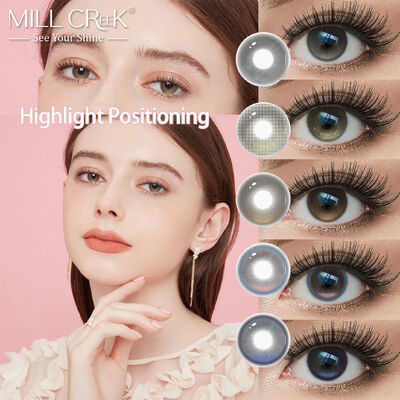 Good price Yearly Disposable Colored Contact Lenses with 40% Water Content and Highlight Positioning Design for Enhanced Eye Definition online