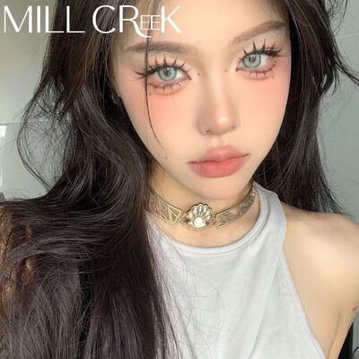 Good price Lan Cat Blue 14.2mm Yearly Disposable Contact Lenses with Natural Blue Eye Effect and Comfortable Wear online
