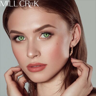 Good price Koi Tail Butterfly Green 14.5mm Cosplay Contact Lenses - K-Beauty Inspired for Halloween & Themed Looks online