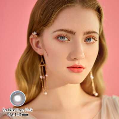 Good price Starkiss Rose Pink 14.5mm Diameter Daily Disposable Colored Contact Lenses with Highlight Positioning Technology online