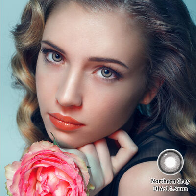 Good price Millcreek Northern Grey 14.5mm Diameter High Opacity UV Shielding Colored Contact Lenses for Yearly Use online