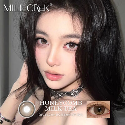 ราคาดี ชาผึ้งน้ําผึ้ง Millcreek กระจก 14.2 มิลลิเมตร ทุกวัน เลนส์สัมผัสสีใช้ครั้งเดียว มีน้ํา 40% ออนไลน์