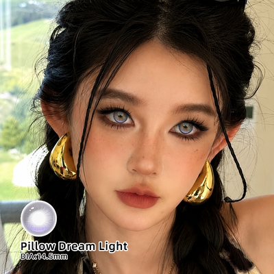 ราคาดี MillCReeK Fluffy Violet 14.5 มม. สีม่วงธรรมชาติ Highlight Effect คอนแทคเลนส์ 10 ชิ้นแพ็ค ออนไลน์