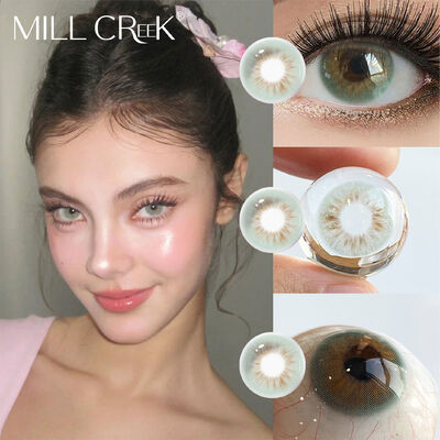 Giá tốt. Molly Green 14.0mm đường kính K-Beauty kính áp tròng với 40% nước và 0.08mm độ dày trung tâm trực tuyến
