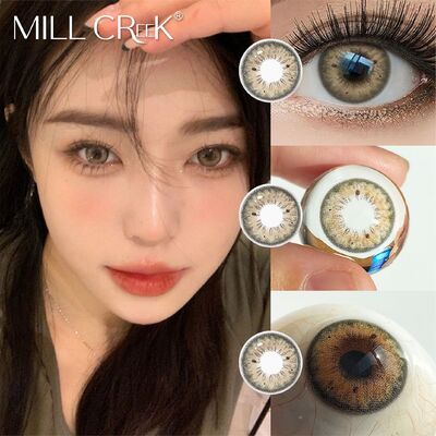 Good price Exotic Stunna Girl Brown 14.2mm Yearly Soft Contact Lenses with Dark Spot Iris Pattern - CE & ISO Certified online