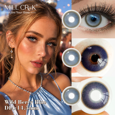 Bon prix Les lentilles de contact de la baie sauvage de MILLCREEK 14,5 mm HEMA 40% de teneur en eau Améliorer et agrandir les yeux en ligne