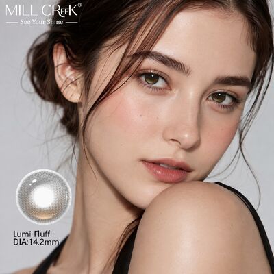 Bon prix Lentilles de contact MILLCREEK Lumi Fluff Highlight 40% de teneur en eau HEMA Annuelle 14,2 mm en ligne