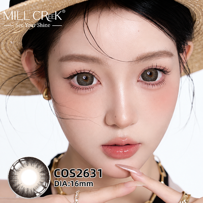 Good price 16mm COS2631-COA2632 COSPLAY CONTCAT LENSES Yearly  3 Tone Color Lens By MILLCREEK online